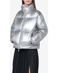 Herno - Laminar Metallic Shield Puffer Jacket - Lyst
