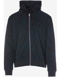 Etro - Paisley Print Zip-Up Hoodie - Lyst