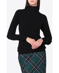 Moschino - Turtleneck Sweater With Tie-Up Back - Lyst