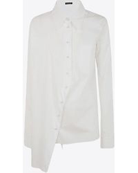 Ann Demeulemeester - Julia Asymmetric Long-Sleeved Shirt - Lyst