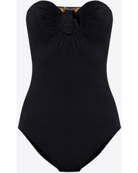 Bottega Veneta - Knot Ring One-Piece Swimsuit - Lyst