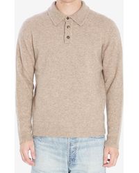 Roberto Collina - Essential Long-Sleeved Polo T-Shirt - Lyst