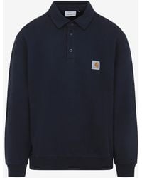Carhartt - Logo Patch Polo Sweatshirt - Lyst