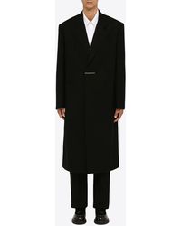 Givenchy - Wool Tailored Long Coat - Lyst