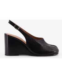 Maison Margiela - Tabi 80 Slingback Wedge Pumps - Lyst