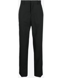 Moschino - Checked Wool Tailored Pants - Lyst