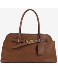 Miu Miu - Aventure Nappa Leather Shoulder Bag - Lyst
