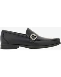 Ferragamo - Caspian Gancini Leather Loafers - Lyst