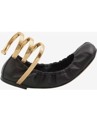 Rene Caovilla - Juniper Nappa Leather Ballet Flats - Lyst