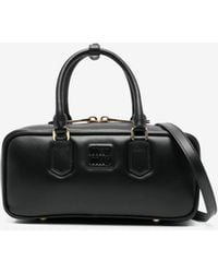 Miu Miu - Large Arcadie Leather Top Handle Bag - Lyst