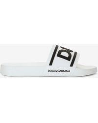 Dolce & Gabbana - Portofino Drip Pool Slide Sandals - Lyst