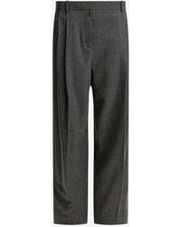 KHAITE - August Wool Pants - Lyst