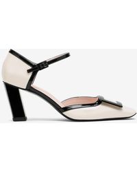 Roger Vivier - 70 Mary-Jane Leather Sandals - Lyst