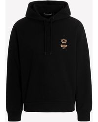 Dolce & Gabbana - Bee-embroidered Hoodie - Lyst