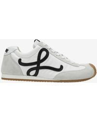 Loewe - Ballet Runner 2.0 Nylon And Suede Sneakers - Lyst