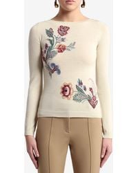 Etro - Wool-Blend Jacquard Sweater - Lyst