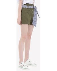 SJYP - Double Waist Shorts With Dotted Belt Strap - Lyst