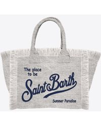 Mc2 Saint Barth - Mini Vanity Linen Tote Bag - Lyst
