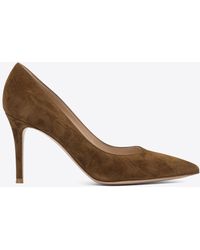 Gianvito Rossi - Gianvito 85 Suede Pumps - Lyst