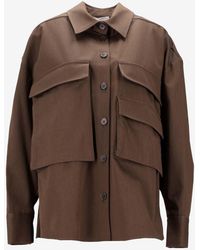 P.A.R.O.S.H. - Cedro Long-Sleeved Pocket Shirt - Lyst