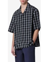 Studio Nicholson - Kline Checked Shirt - Lyst