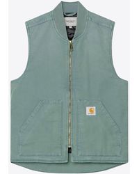 Carhartt - Logo Patch Classic Zip-Up Vest - Lyst