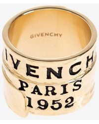 Givenchy - Tape Logo Ring - Lyst