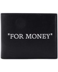 Off-White c/o Virgil Abloh - Quote Bi-Fold Calf Leather Wallet - Lyst