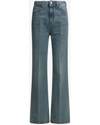 Ami Paris - Flared Washed Jeans - Lyst