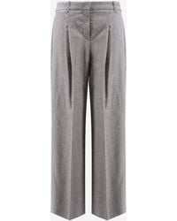 BOSS - Melange Wool-Blend Pants - Lyst
