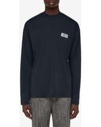 Ferragamo - Short Sleeved Cotton & Silk T-Shirt - Lyst