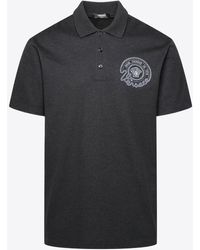 Versace - Nautical Medusa Polo T-Shirt - Lyst