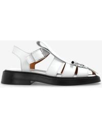 McQueen - Leather Sandals - Lyst