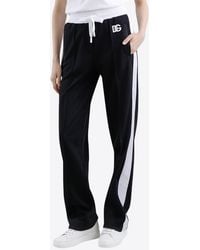 Dolce & Gabbana - Dg Logo Drawstring Track Pants - Lyst
