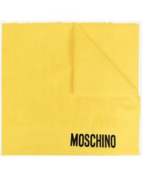 Moschino - Embroidered Logo Beach Towel - Lyst