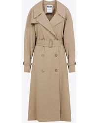 Moschino - Cotton Nylon Coat - Lyst
