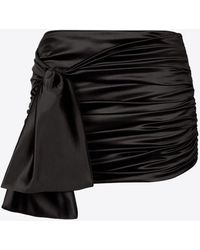 Dolce & Gabbana - Knotted Ruched Mini Skirt - Lyst