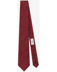 Etro - Wavy-Pattern Silk Tie - Lyst