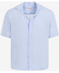 Orlebar Brown - Short-Sleeved Linen Shirt - Lyst