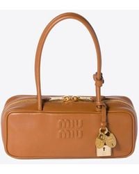 Miu Miu - Beau Leather Shoulder Bag - Lyst