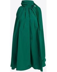 Max Mara - Beber Taffeta Flared Mini Dress - Lyst
