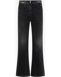 Givenchy - Boot-Cut 4G Chains Jeans - Lyst