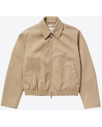 1989 STUDIO - Logo Embroidered Zip-Up Jacket - Lyst