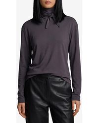 Lemaire - Long-Sleeve Scarf Top - Lyst
