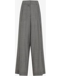 Dries Van Noten - Podium Wide-Leg Wool Pants - Lyst