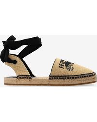 Ferragamo - Elaia Raffia Flat Espadrilles - Lyst
