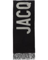 Jacquemus - Logo Jacquard Wool Fringed Scarf - Lyst