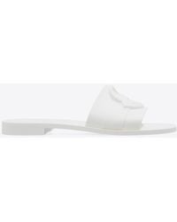 Moncler - Mon Logo Rubber Slides - Lyst