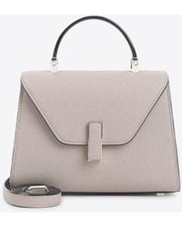 Valextra - Micro Iside Leather Top Handle Bag - Lyst