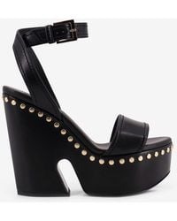 Givenchy - Clog 95 Leather Platform Sandals - Lyst